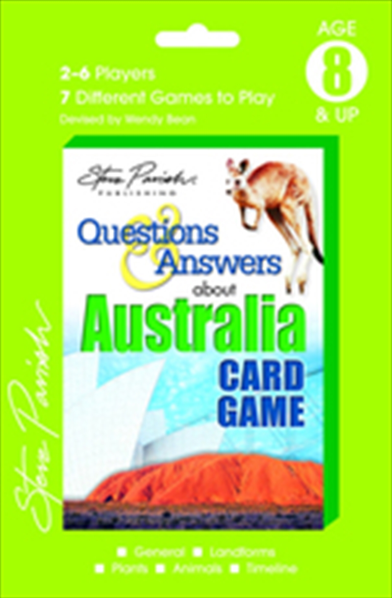 About Australia - Steve Parish: Questions & Answers Playing Cards | Merchandise