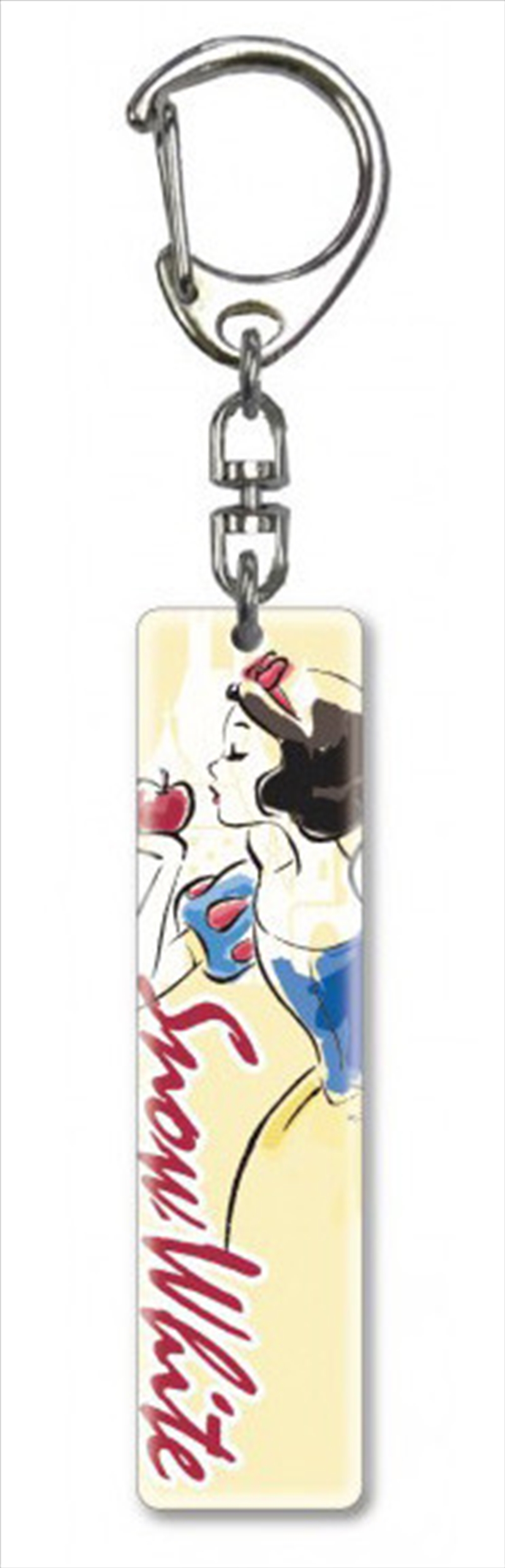 Keyring Lucite Crystal Clear Princess Snow White/Product Detail/Keyrings