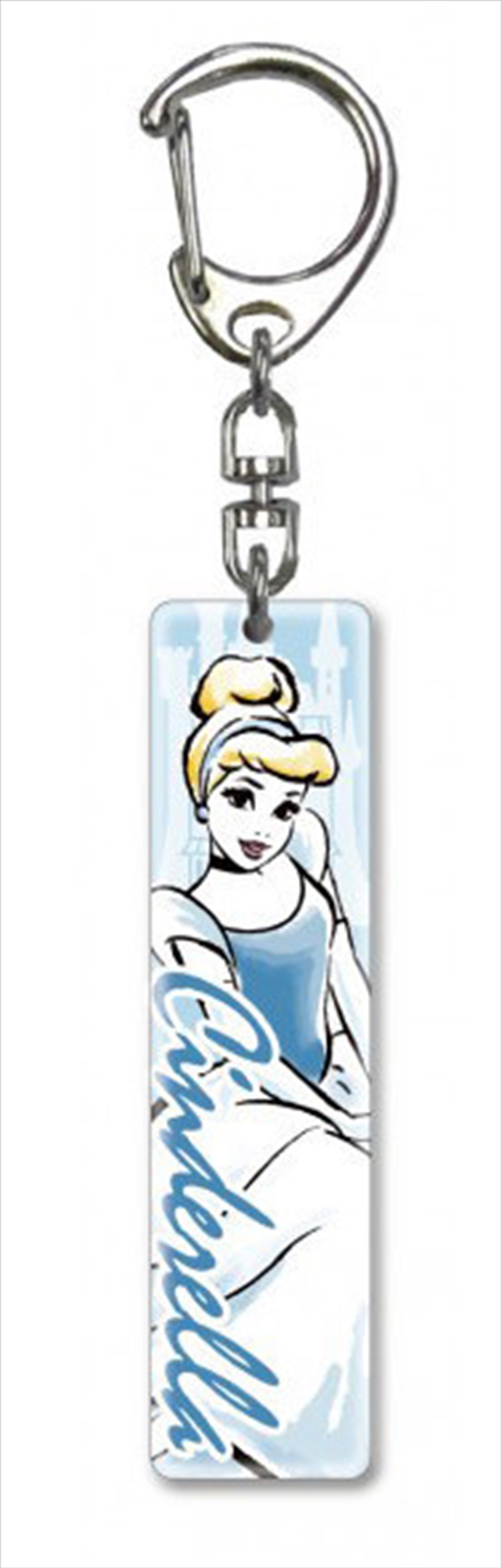 Keyring Lucite Crystal Clear Princess Cinderella/Product Detail/Keyrings