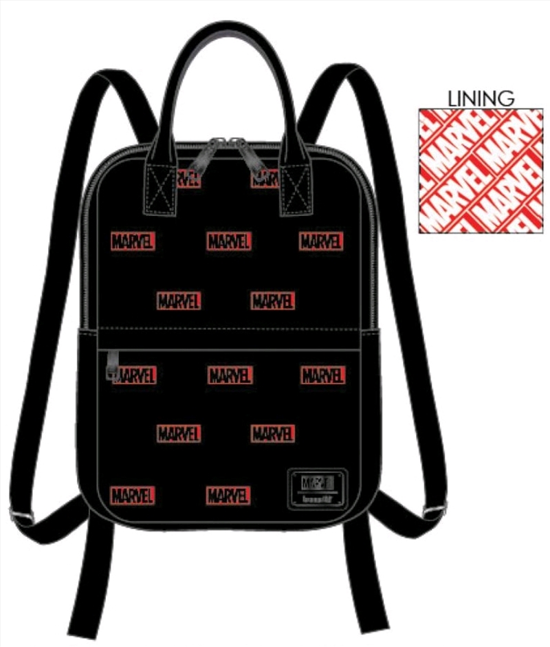 Loungefly - Marvel Comics - Logo Mini Backpack/Product Detail/Bags
