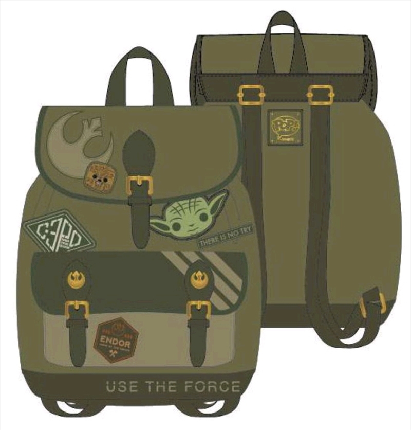 Loungefly - Star Wars - Green Canvas Patch Backpack/Product Detail/Bags