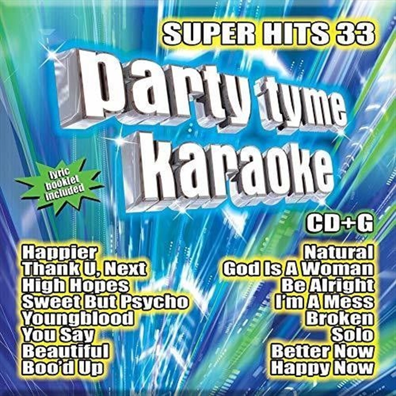 Party Tyme Karaoke - Super Hits 33 | CD