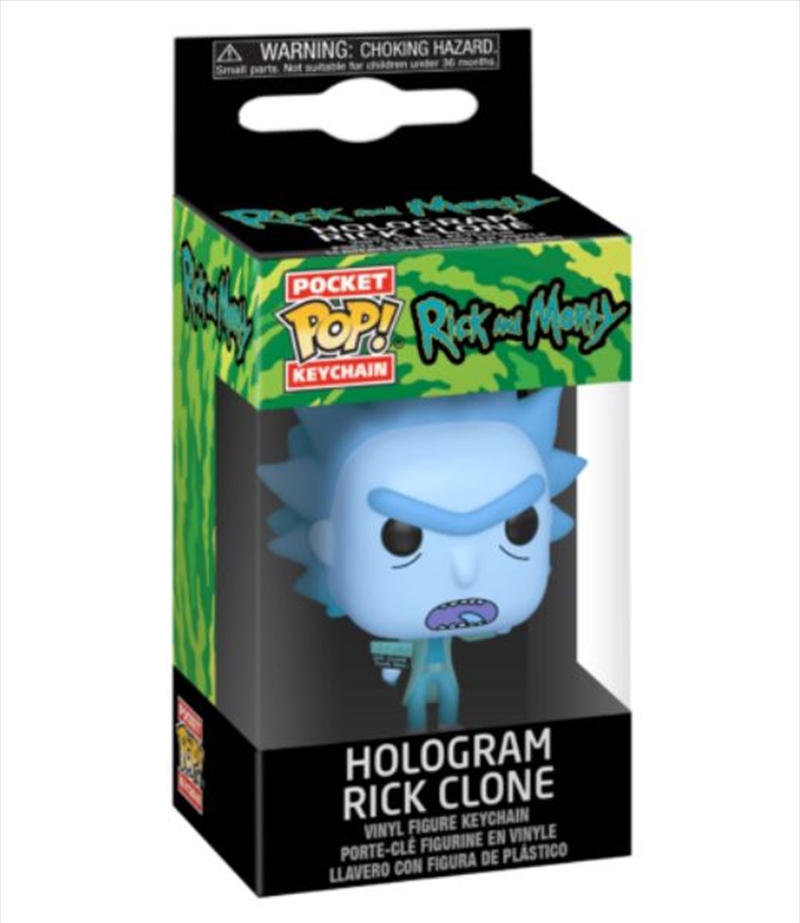 Rick and Morty - Hologram Rick Clone Pocket Pop! Keychain/Product Detail/TV