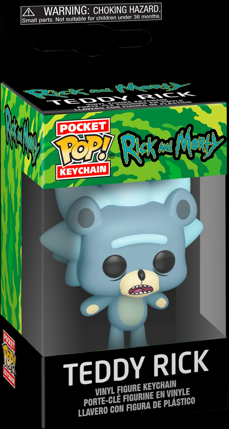 Rick and Morty - Teddy Rick Pocket Pop! Keychain/Product Detail/TV