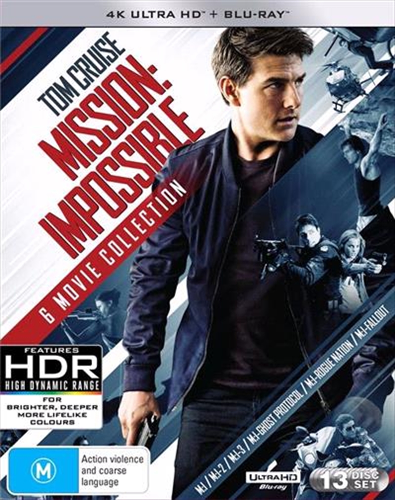 Mission Impossible  Blu-ray + UHD - 6 Movie Franchise Pack UHD/Product Detail/Action