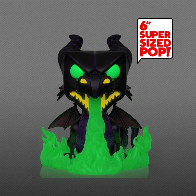 Sleeping Beauty - Maleficent as Dragon with Flames Metallic Glow US Exclusive 6" Pop! Vinyl [RS]/Product Detail/Movies
