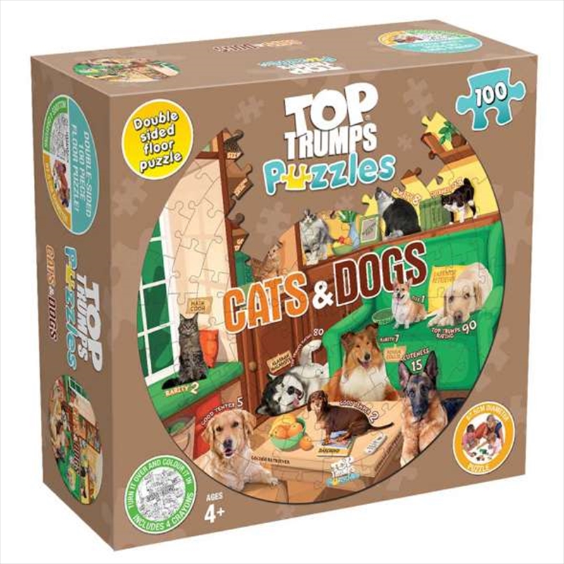 Cats And Dogs 100 Piece Puzzle/Product Detail/Card Games