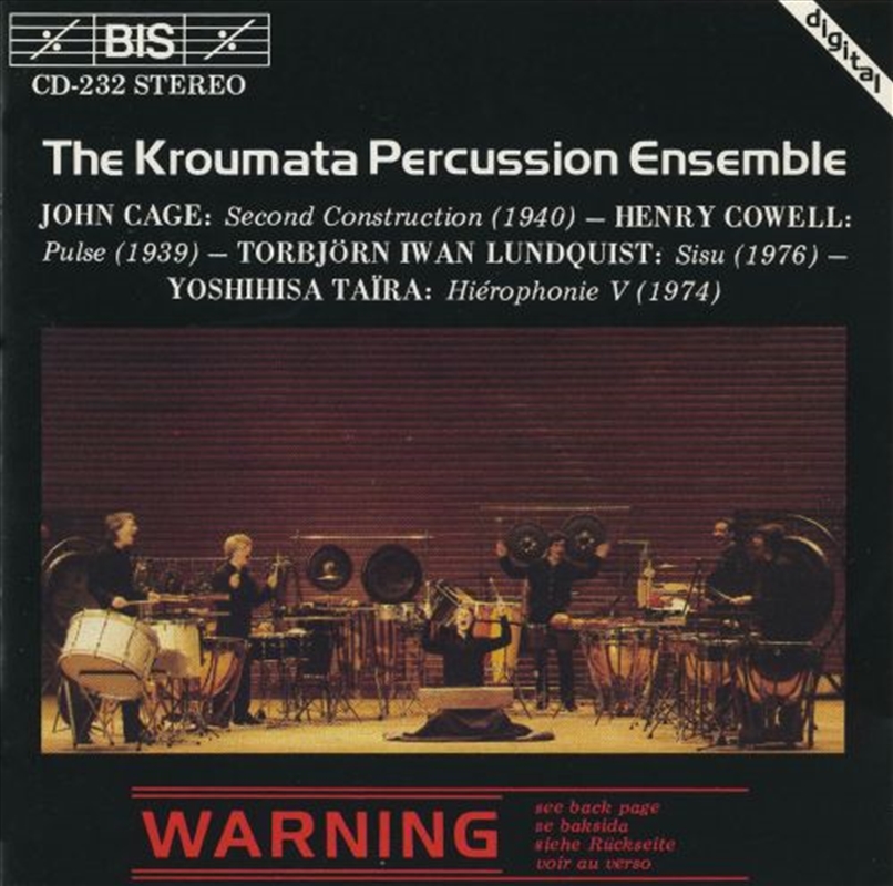 Second Construction; Cowell: Pulse; Lundquist: Sisu; Taïra: Hiérophonie/Product Detail/Classical