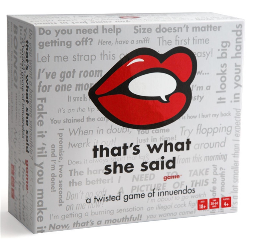 That's What She Said/Product Detail/Adult Games
