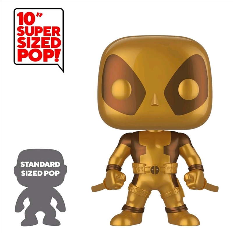 Deadpool - Two Swords Gold US Exclusive 10" Pop! Vinyl [RS]/Product Detail/Movies