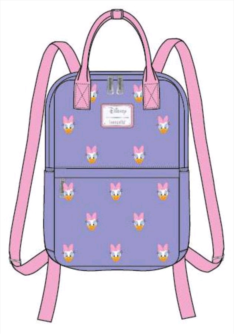 Loungefly - Mickey Mouse - Daisy Duck Face Print Backpack/Product Detail/Bags