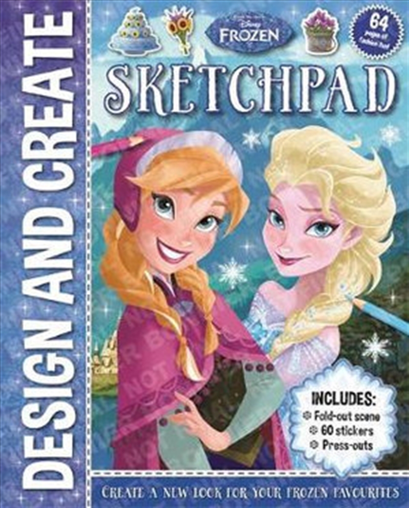 Disney Frozen Design and Create Sketchpad/Product Detail/General Fiction Books