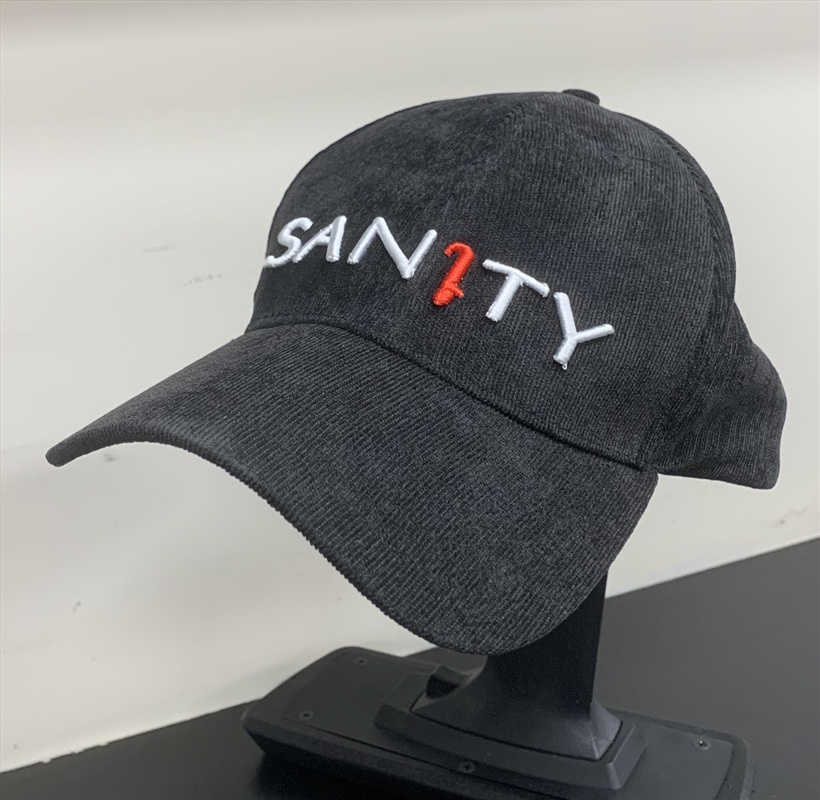 Black Sanity Logo Cap/Product Detail/Caps & Hats