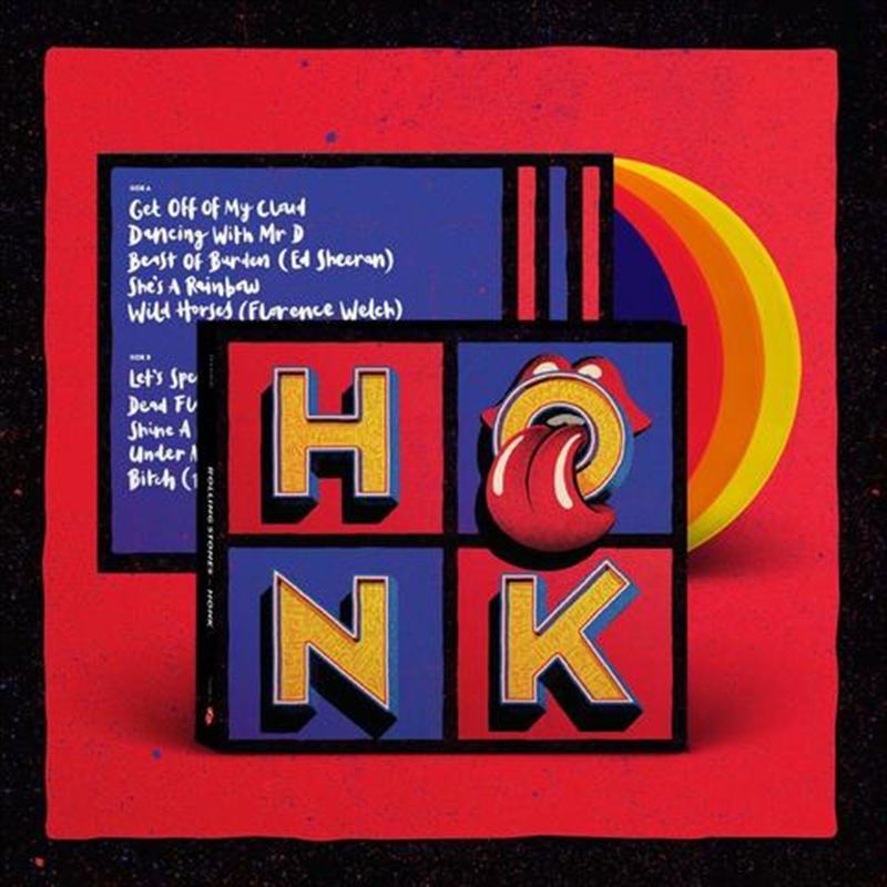 Honk - Limited Edition Red / Yellow / Orange / Blue Coloured Vinyl/Product Detail/Rock
