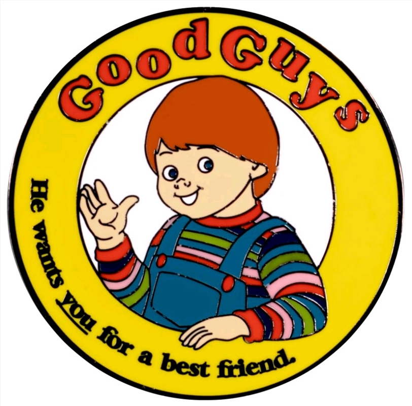 Child's Play - Good Guys Chucky Enamel Pin/Product Detail/Buttons & Pins