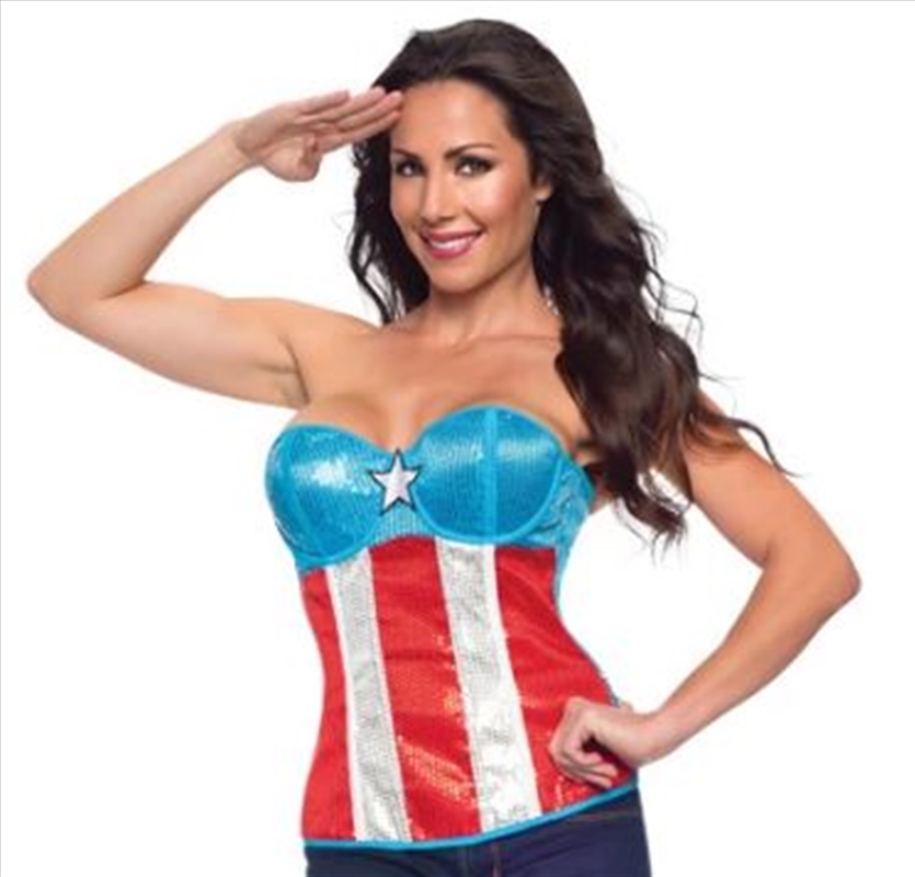 American Dream Sequin Corset - Large/Product Detail/Costumes