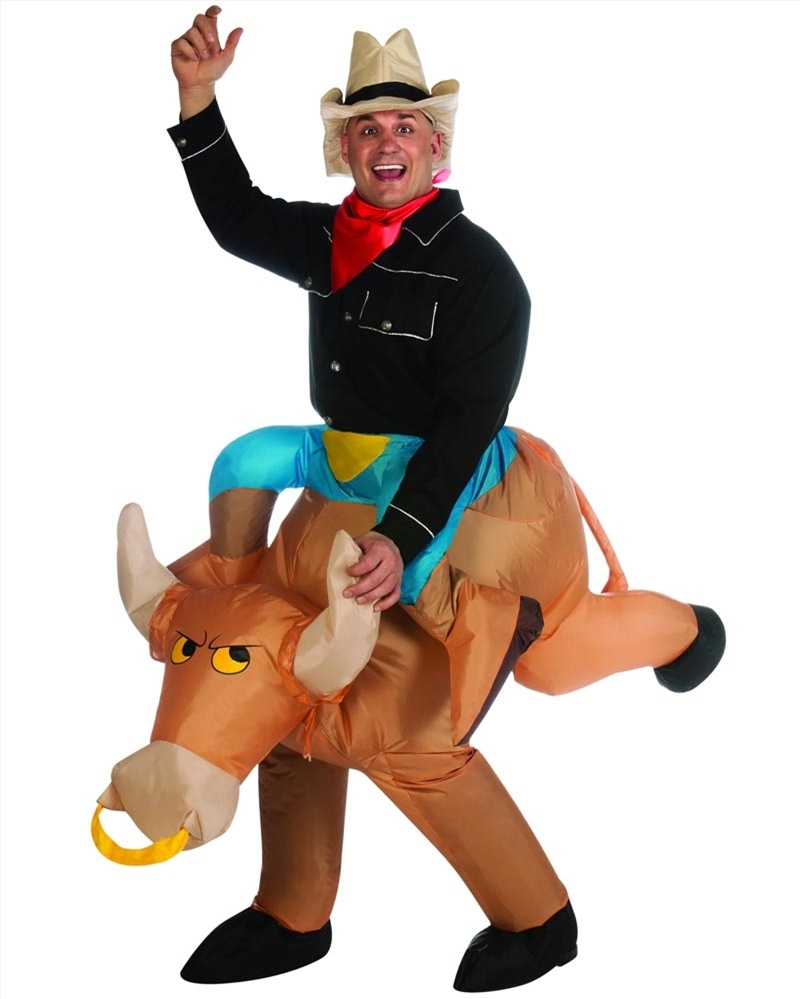Bull Rider Inflatable Adult Costume - Standard/Product Detail/Costumes