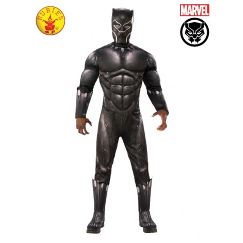 Black Panther Avengers 4 Deluxe Adult Costume - Standard/Product Detail/Costumes