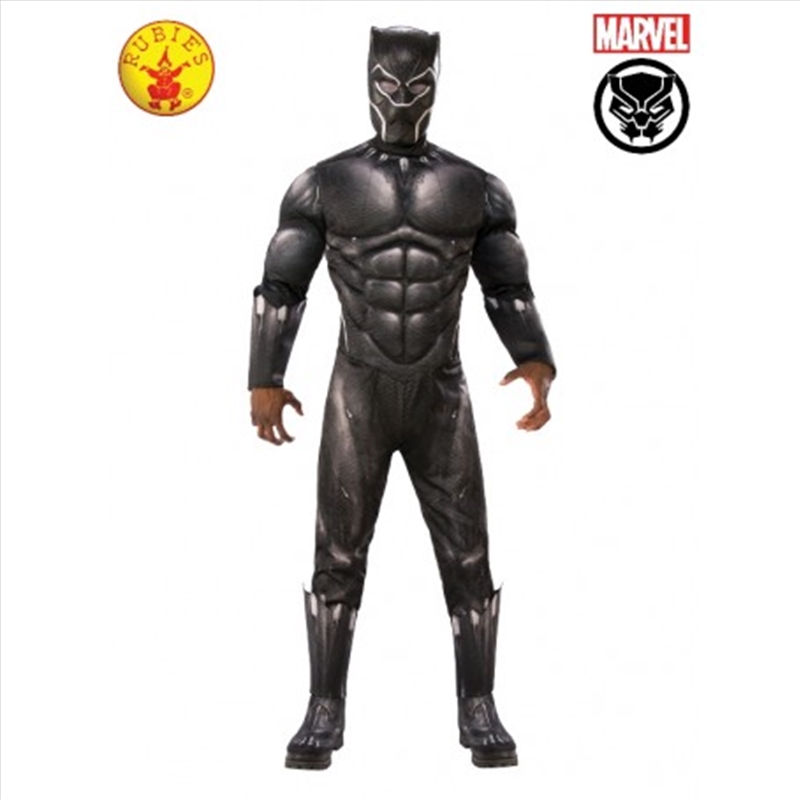 Black Panther Avengers 4 Deluxe Adult Costume - Standard/Product Detail/Costumes