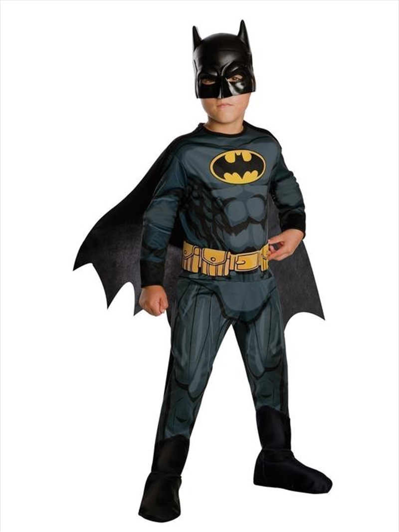 Justice League Batman Classic Costume: Size 3-5 | Apparel