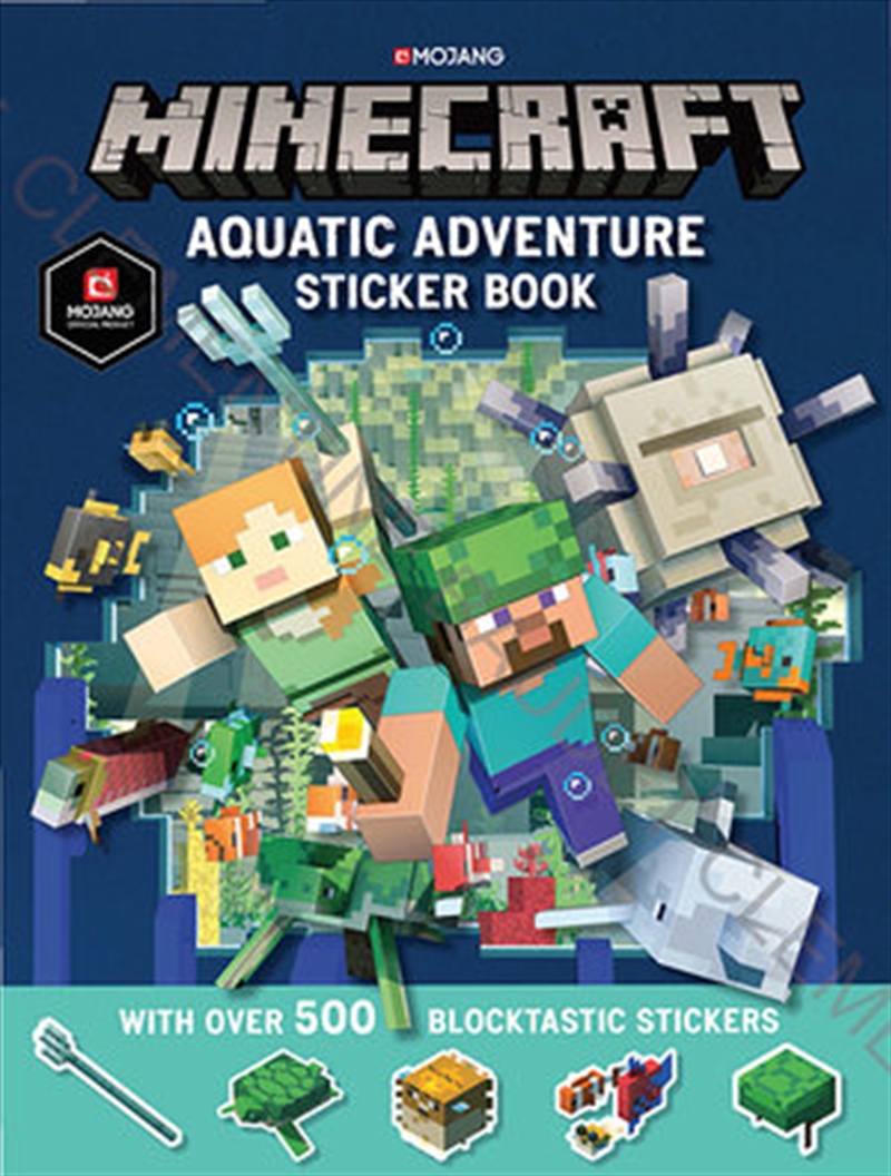 Minecraft Aquatic Adventure Sticker Book/Product Detail/Stickers