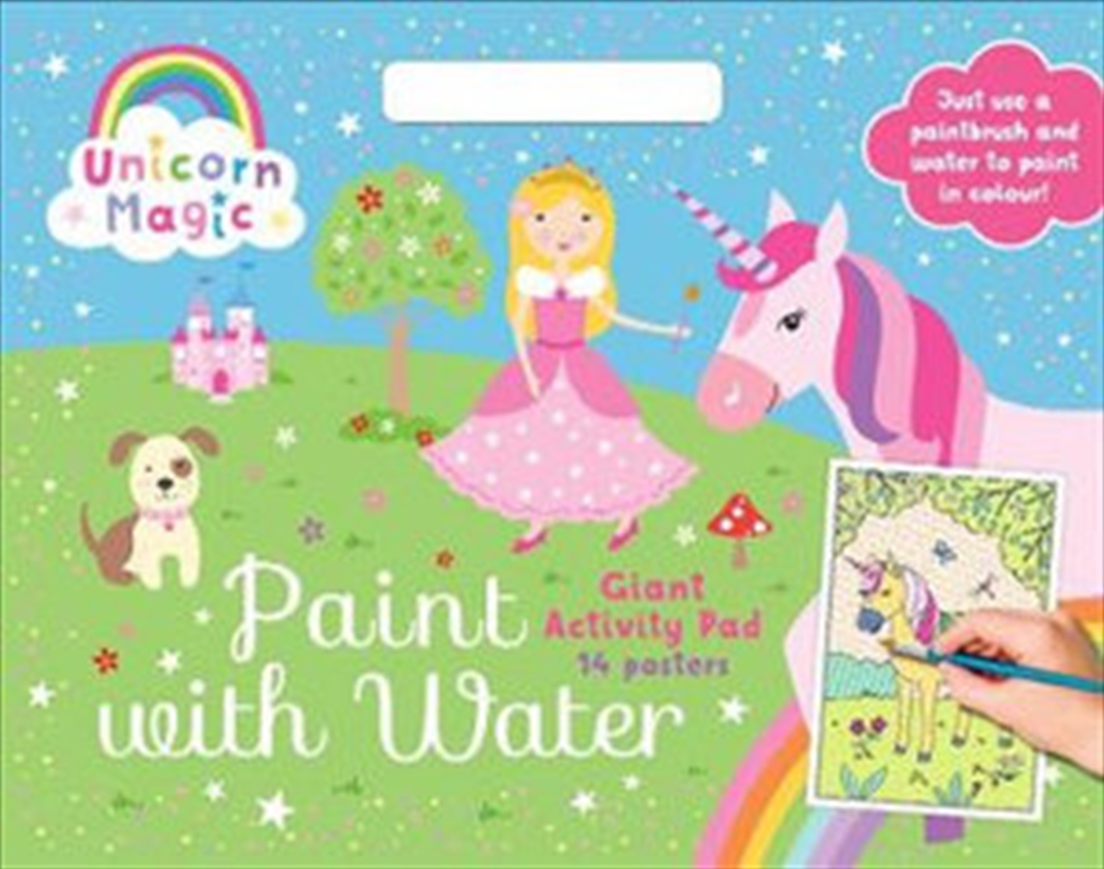 Unicorn Magic Paint with Water Giant Activity Pad/Product Detail/Arts & Crafts Supplies