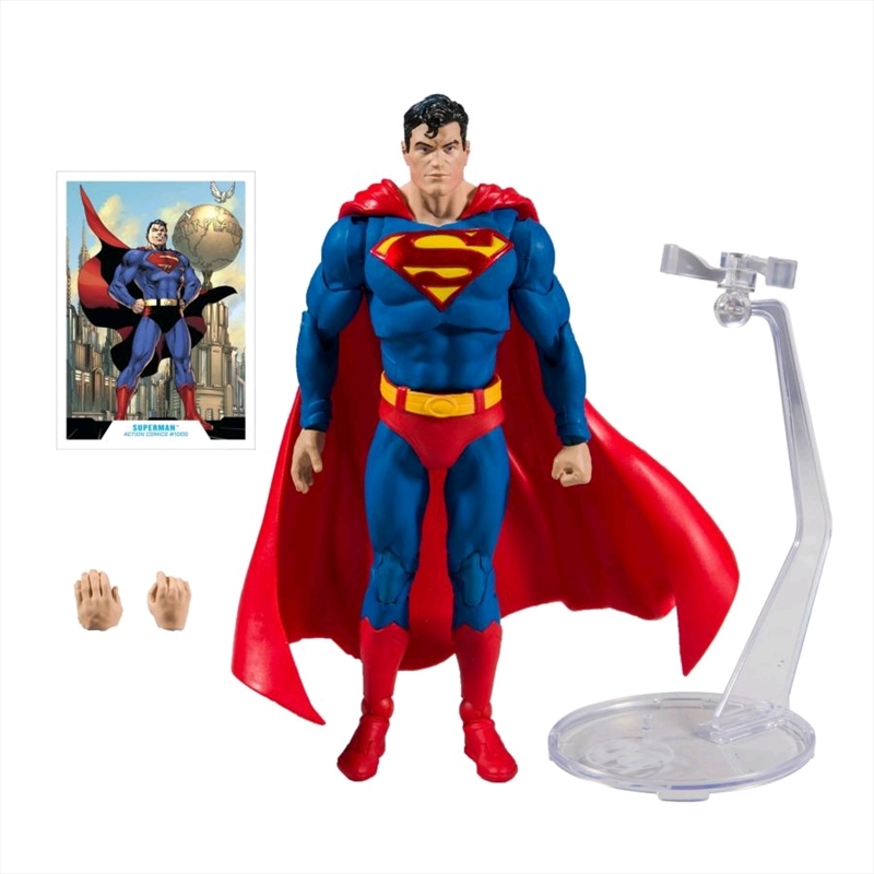 Superman - Superman Action Comics 1000 7" Action Figure | Merchandise