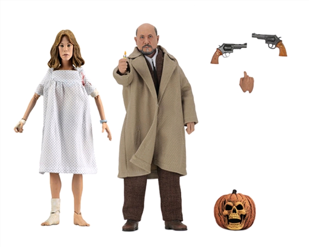 Halloween 2 - Dr Loomis & Laurie Strode 8" Action Figure 2-pack/Product Detail/Figurines