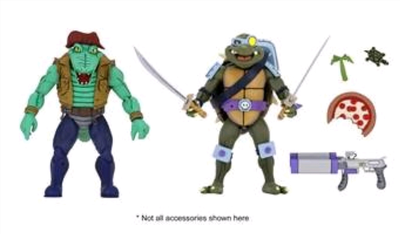 Teenage Mutant Ninja Turtles - Cartoon Leatherhead & Slash 7" Action Figure 2-pack/Product Detail/Figurines
