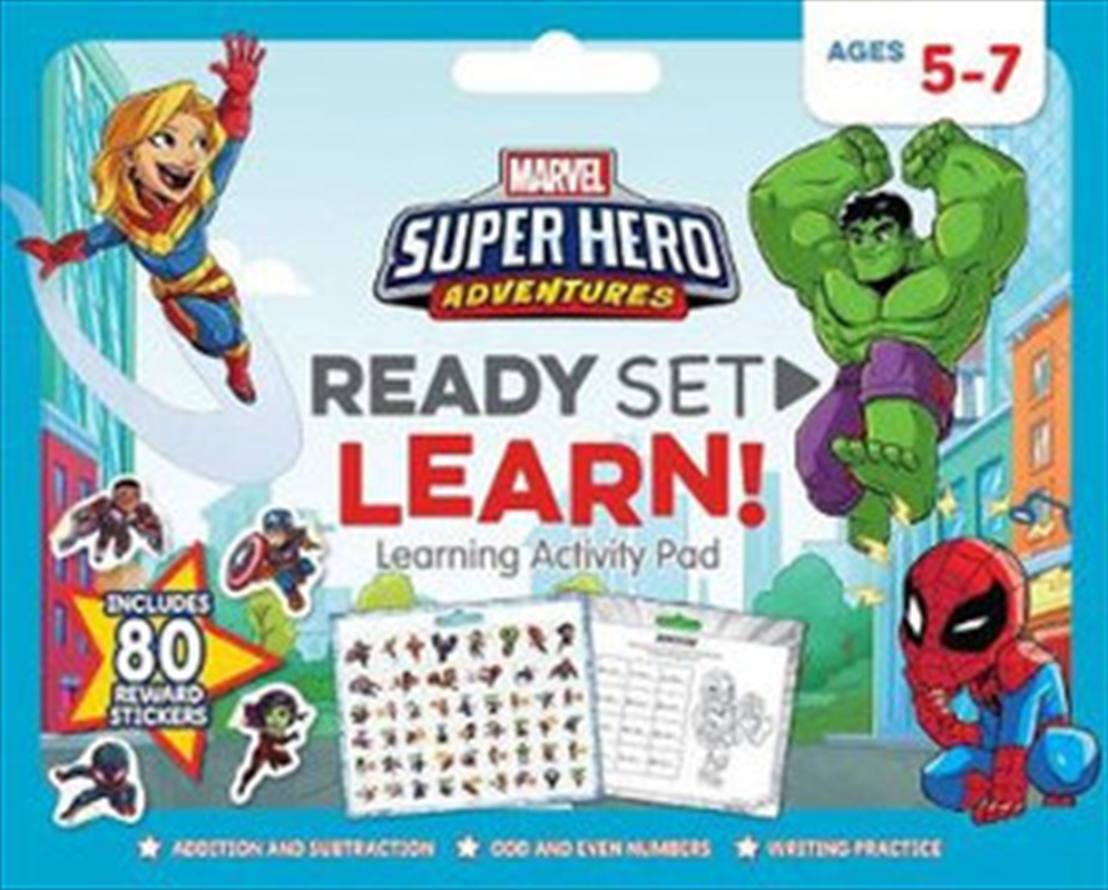 Marvel Super Hero Adventures Ready Set Learn! Activity Pad/Product Detail/Kids Activity Books
