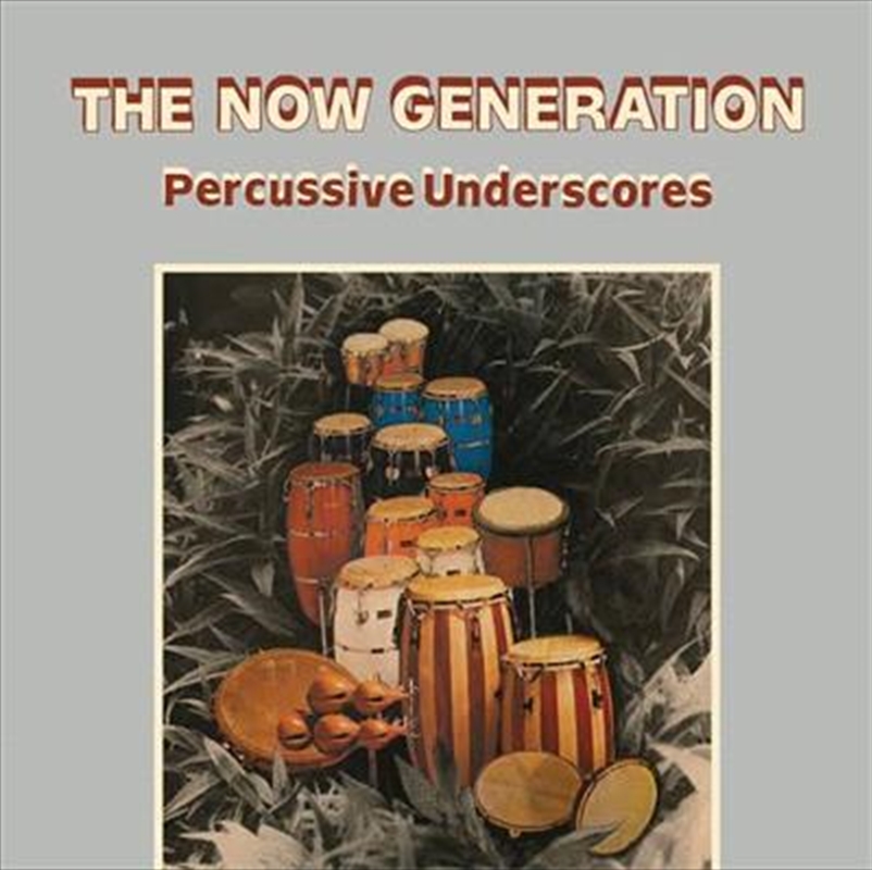 Now Generation - Percussive Underscores/Product Detail/Specialist