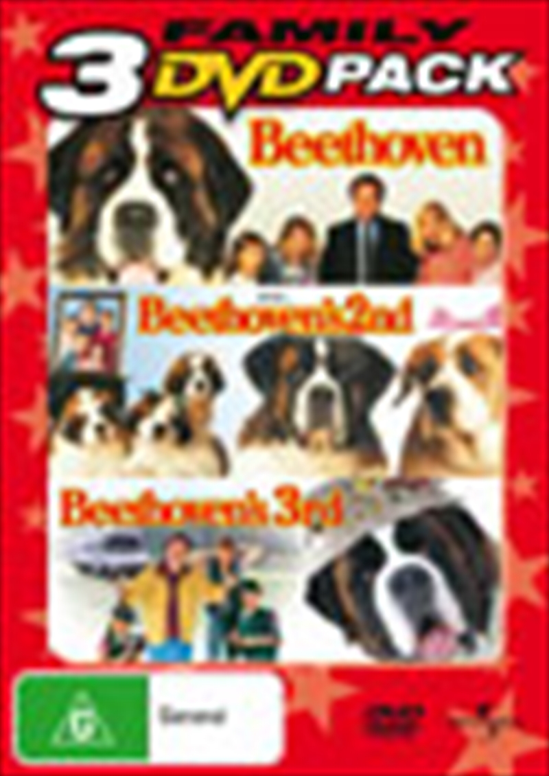 Beethoven 1 2 And 3: 3dvd/Product Detail/Drama