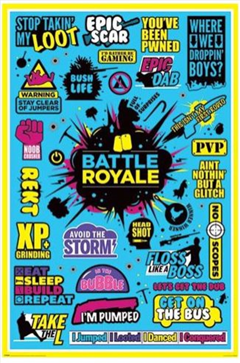 Battle Royale - Infographic/Product Detail/Posters & Prints