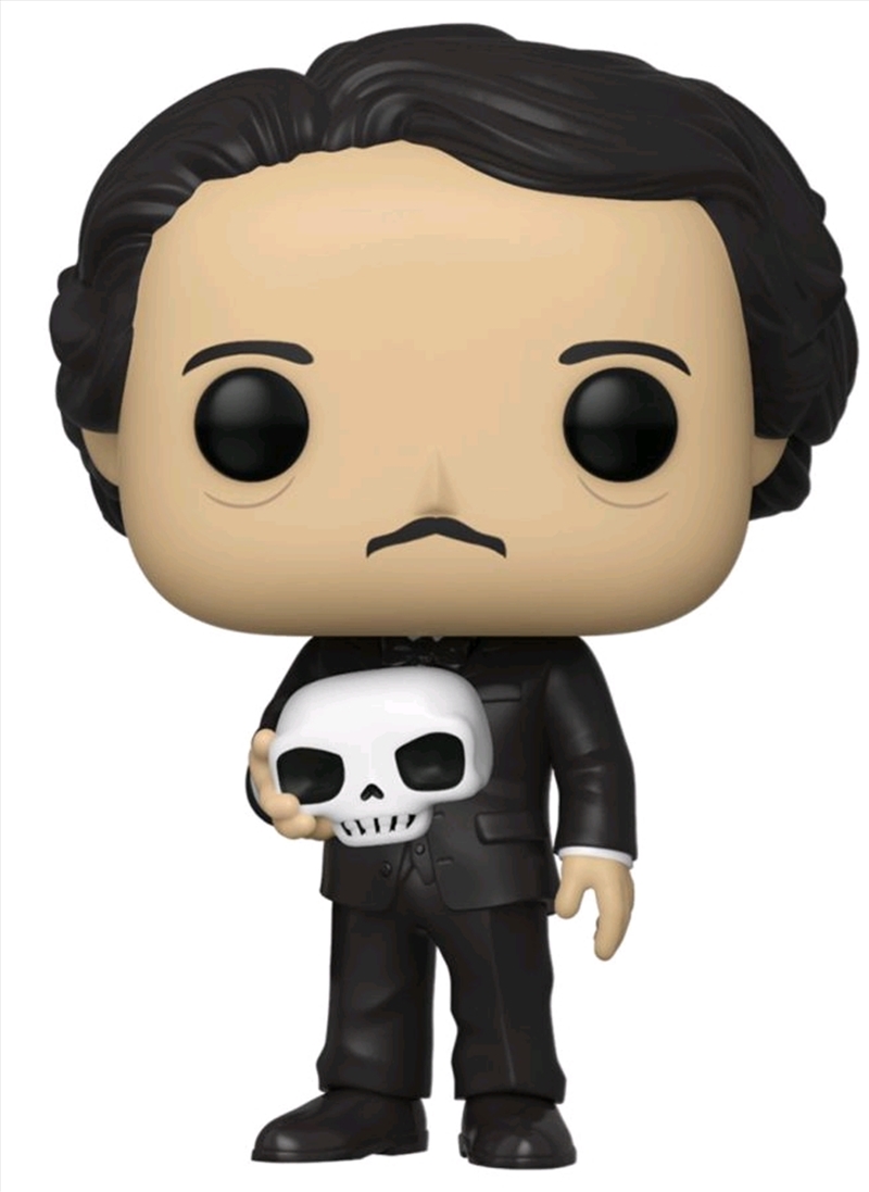 Icons - Edgar Allan Poe with Skull Pop! Vinyl/Product Detail/Standard Pop Vinyl