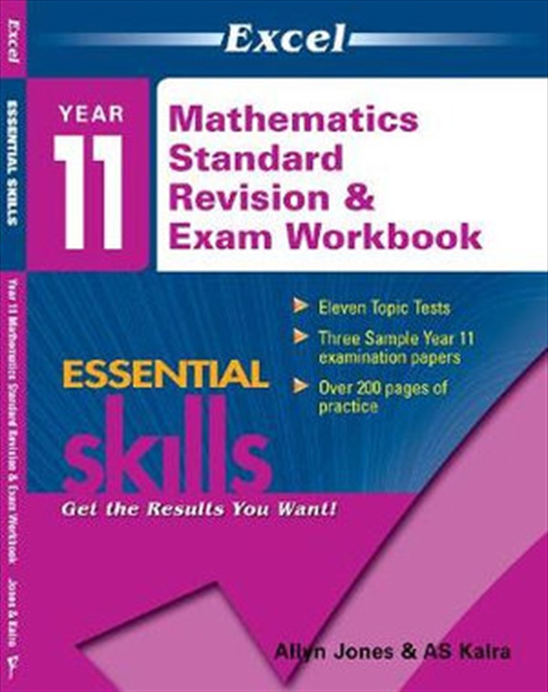 Excel Essential Skills: Year 11 Mathematics Standard Revision & Exam Workbook | Paperback Book