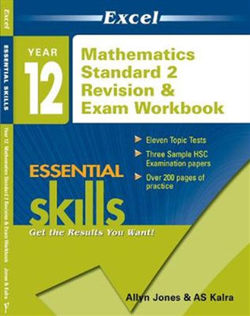 Excel Essential Skills: Year 12 Mathematics Standard 2 Revision & Exam Workbook/Product Detail/Reading