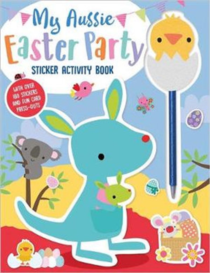 My Aussie Easter Party Sticker Activity Book with Chick Pen Topper/Product Detail/Stickers