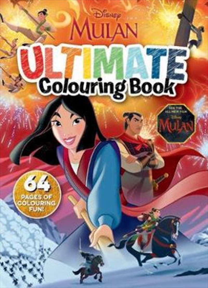 Mulan: Ultimate Colouring Book | Paperback Book