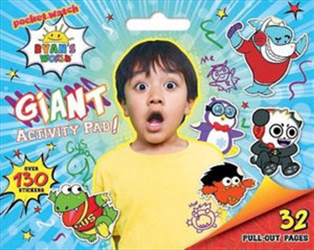 Ryan's World Giant Activity Pad/Product Detail/Arts & Crafts Supplies