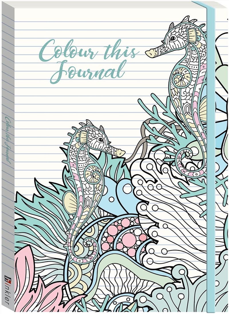 Colour This Journal: Coastal | Colouring Book