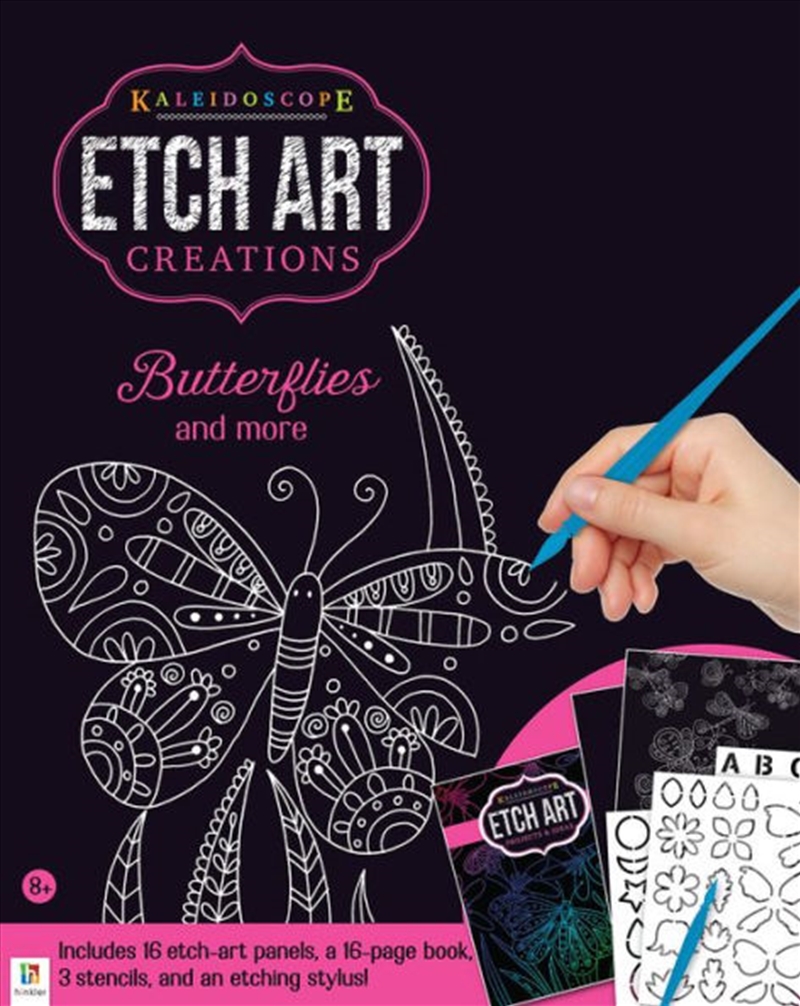 Kaleidoscope Etch Art Creations: Butterflies and More/Product Detail/Colouring