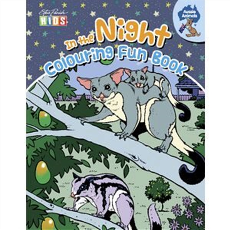 Steve Parish Colouring fun book: In the Night/Product Detail/Children