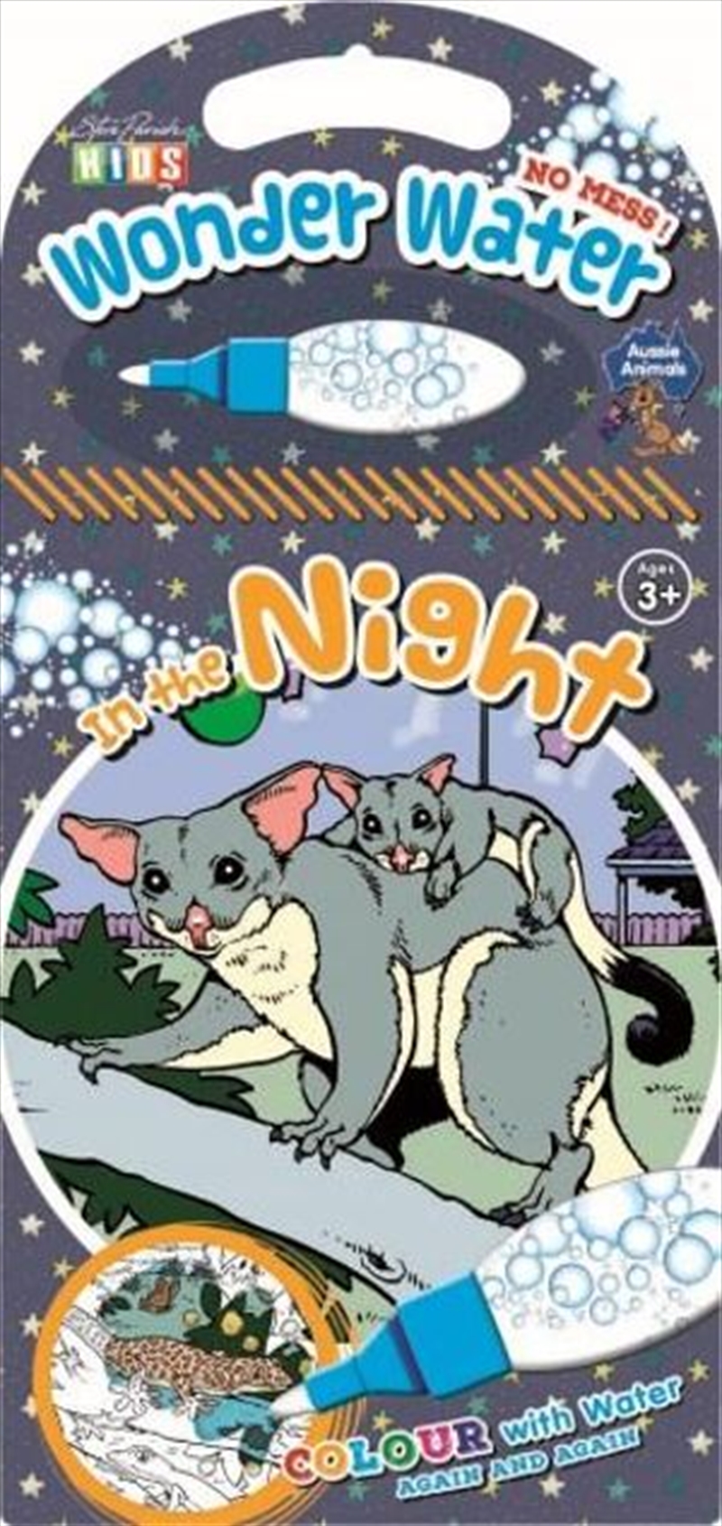 Steve Parish Wonder Water Colouring Book: In the Night/Product Detail/Children