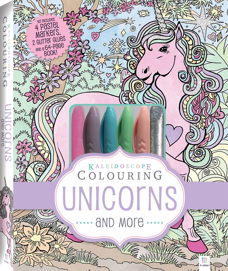 Kaleidoscope Pastel Colouring Kit: Unicorns and More/Product Detail/Children