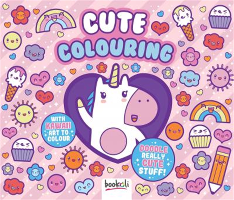 Lets Doodle Set Cute Colouring | Colouring Book