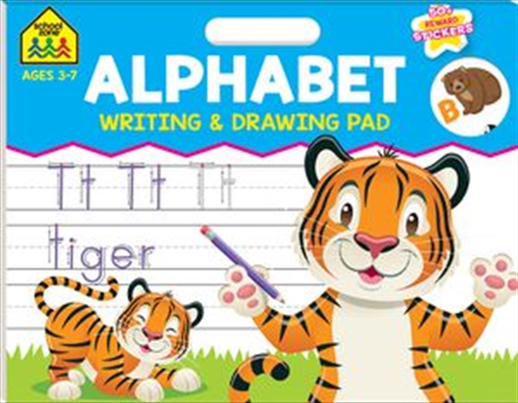 School Zone Alphabet Writing & Drawing Pad | Paperback Book
