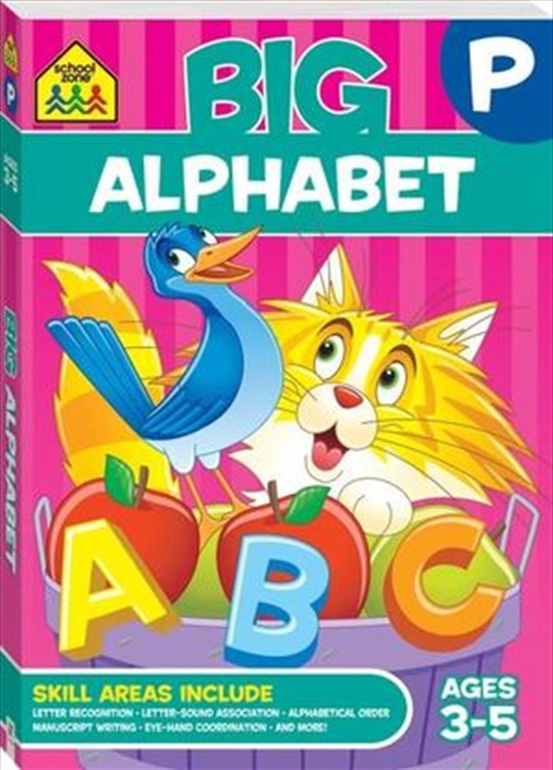School Zone Big Alphabet Workbook | Paperback Book