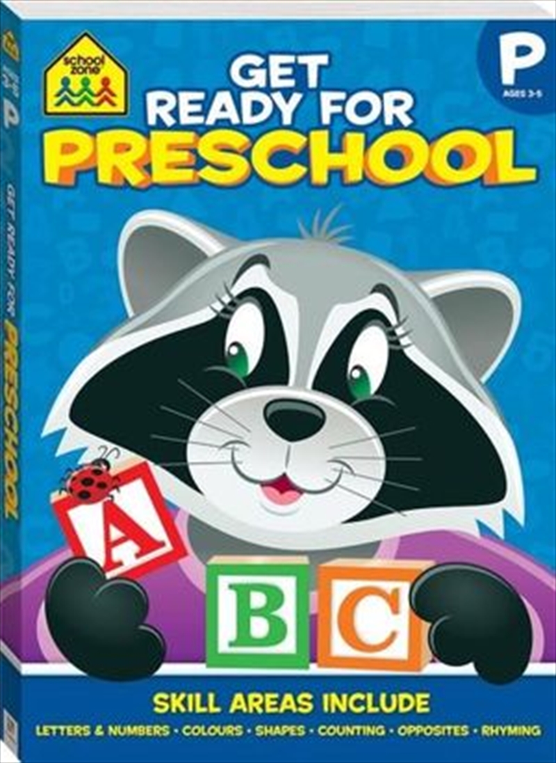 School Zone Get Ready for Preschool | Paperback Book