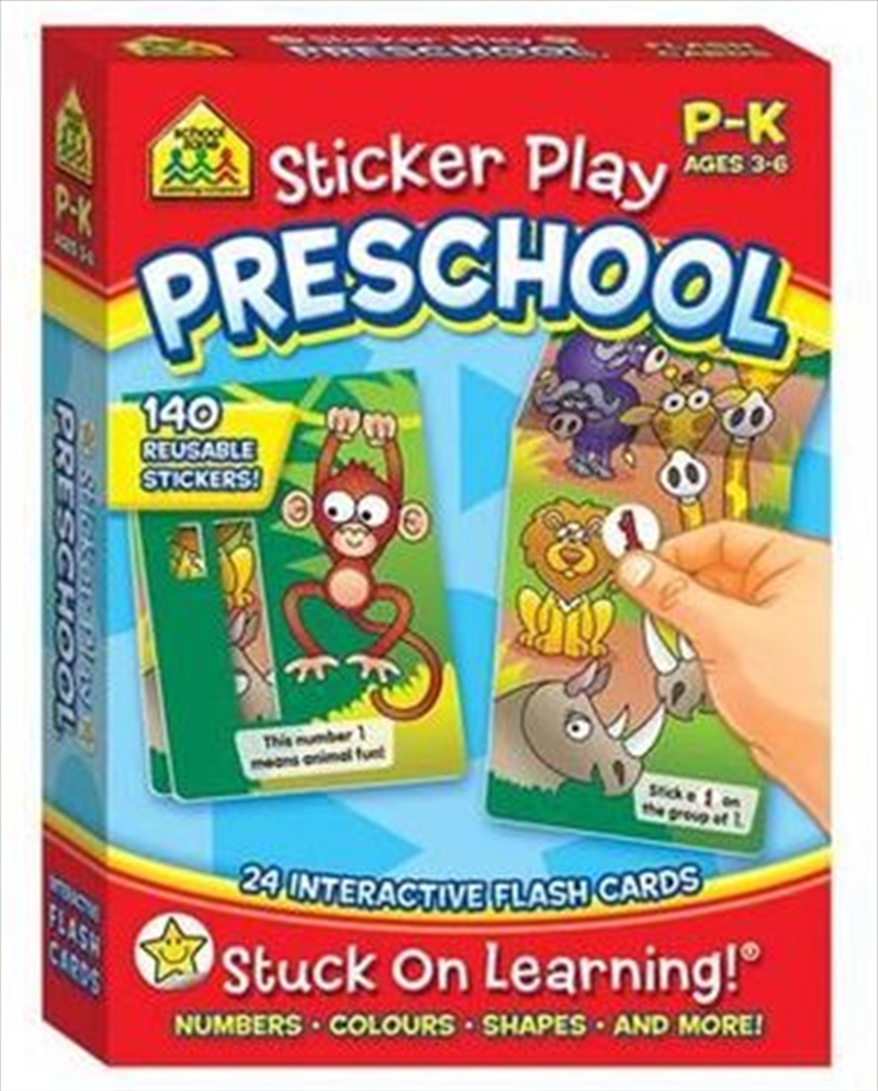 Sticker Play Preschool - 24 Interactive Flash Cards/Product Detail/Children