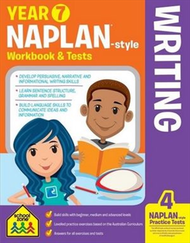 Year 7 NAPLAN - Style Writing Workbook and Tests : School Zone | Paperback Book
